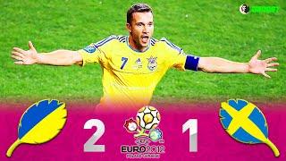 Ukraine 2-1 Sweden - EURO 2012 - Shevchenko Defeats Ibrahimović - Extended Highlights - EC - FHD