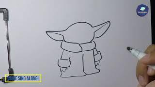 How to Draw Baby yoda