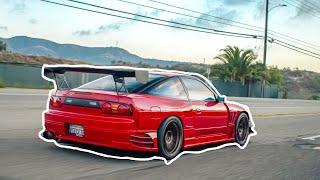 Turbo Nissan 240SX with 4000 Dollar Widebody on an LS1