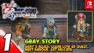 #1 GRAY NG+ ROMANCING SAGA MINSTREL SONG REMASTER Darque Quest Falcata Sword