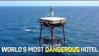 Worlds most DANGEROUS hotel - FRYING PAN TOWER