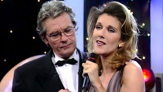 Céline Dion Alain Delon - Paroles paroles Reprise de Dalida Faites la fête Décembre 1996