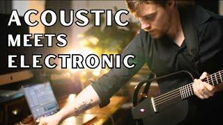 Acoustic Guitar Fused With Electronic Beats Live