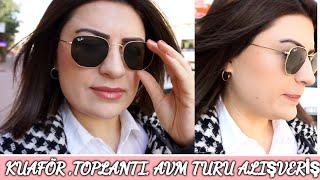 GÜNLÜK VLOG 1 - Benimle Kuaföre Gelin Toplantı İndirim Alışverişi Avm Turu