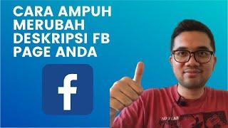 GAMPANG LOH Cara Merubah Deskripsi Facebook Page