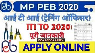 Mppeb vyapam iti to training officer syllabus 2020. vyapm iti TO exam. mp iti to vacancy 2020.iti to