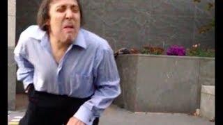 Small Angry Man Yells at Trumpet Player in New York City