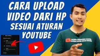 CARA UPLOAD VIDEO YOUTUBE DARI HP