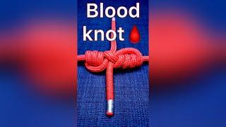 Blood knot.                        #knot #rope #loop #bend #cord #line #tourism #tie #camping #hitch