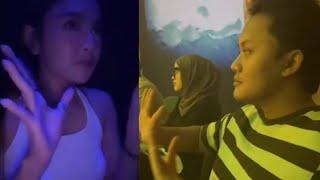 Rizky febian  dan Mahalini makan makanan khas bali dan nonton pertunjukan tradisional bali