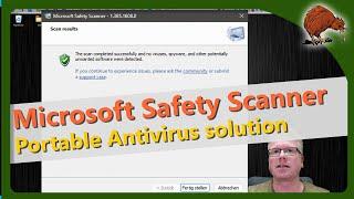 Microsoft Safety Scanner – stand-alone scan tool for Windows