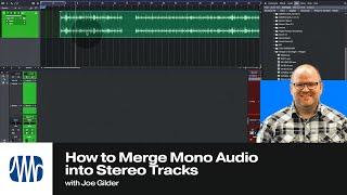 How to Merge Mono Audio into Stereo Tracks  PreSonus