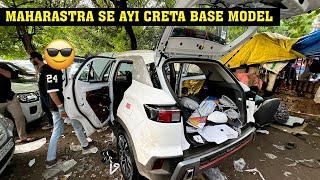 creta base to top  hyundai creta modified alloy wheels  creta modification base to top