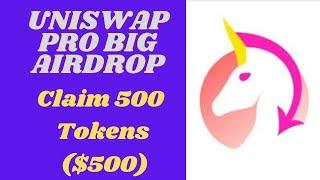 New UniswapPro $500 #Airdrops. Claim Free UNIP Tokens to Your TrustWallet.