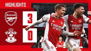 HIGHLIGHTS  Arsenal vs Southampton 3-0  Premier League  Lacazette Odegaard Gabriel