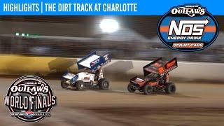 World of Outlaws NOS Energy Drink Sprint Cars  Dirt Track at Charlotte  Nov. 7 2024  HIGHLIGHTS