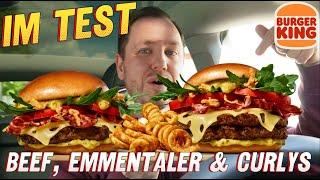 Burger Kings Kings Emmentaler Single & Double und Curly Fries im Test