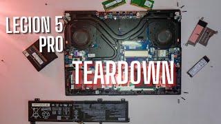 Lenovo Legion 5 Pro Teardown - Battery Replacement RAM Upgrade etc.