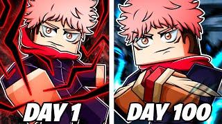 NEW UPDATE I Survived 100 Days As YUJI ITADORI in Jujutsu Kaisen... This is what happened.