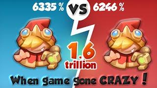 When The Game GONE CRAZY 1.6 Trillion is nothing PVP Rush Royale