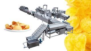 Full automatic potato chips production line chips machine  big chips plant