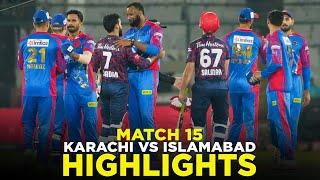 Full Highlights  Karachi Kings vs Islamabad United  Match 15  HBL PSL 9  M2A1A