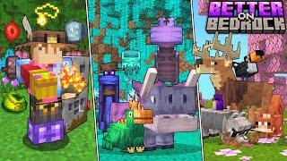 O MELHOR ADDON PARA MINECRAFT PE 1.20+ Better On Bedrock Addon Bedrock