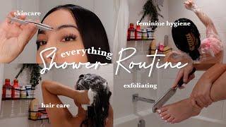 EVERYTHING SHOWER ROUTINE 2023 SELF CARE TIPS Feminine Hygiene Exfoliate Affordable Pamper Routine