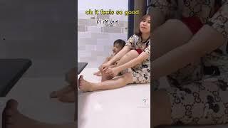 asian woman itchy feet