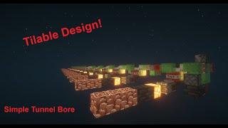 5-wide tileable Tunnel Bore Tutorial Java