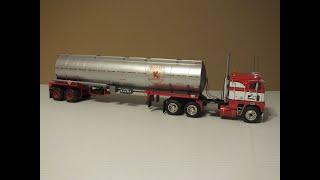 AMT 125 Scale Freightliner Cab Over and Tanker Trailer