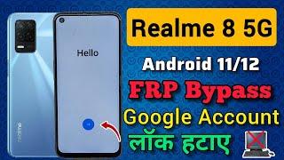Realme 8 5G RMX3241  FRP Bypass  Android 1112  Google Account Remove  Without Pc  2023.
