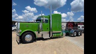 JG & Sons new 310 2022 Peterbilt 389 with 63 stand up sleeper 6052050