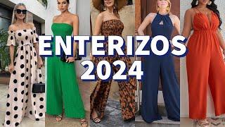 ENTERIZOS 2024  MODA PRIMAVERA VERANO 2024moda mujer elegante