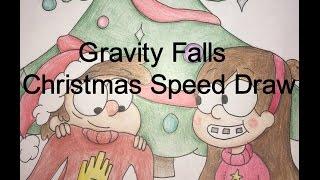 Gravity Falls Christmas Speed Draw