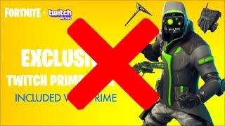 Fortnite TWITCH PRIME SKINS #3 CANCELED BUT CHANGED... Fortnite Twitch Prime Exclusive 3  PACK 3