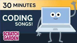 Coding Songs Compilation  Learning About Computer Programming  Scratch Garden
