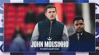 John Mousinho post-match ️  Stoke v Pompey