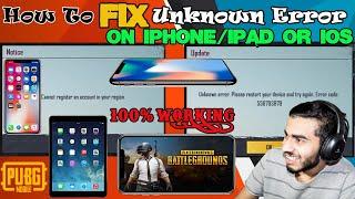 How To Fix Unknown Error Please Restart Your Device And Try Again In PUBG On iOSiPhone Or iPad