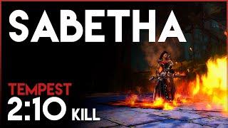 SC Sabetha the Saboteur 210   Dps Tempest