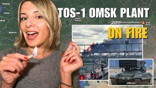 RUSSIA MILITARY PLANTS SABOTAGE TOS-1 FACTORY IN OMSK ON FIRE Vlog 804 War in Ukraine