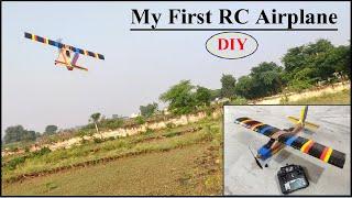 First RC Airplane  Homemade RC Plane  Build Video  3 channel RC Airplane  RC Glider  RC Plane