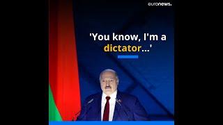 Lukashenko calls himself a dictator in annual address