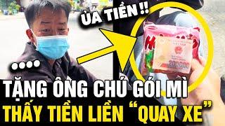 Được người tốt TẶNG GÓI MÌ TÔM ông chú tàn tật có phản ứng QUAY XE gây tranh cãi  Tin Nhanh 3 Phút