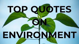 Top 10 Environment Quotes and Sayings 2020   Your Surroundings and Earth