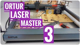 ORTUR LASER MASTER 3 - fast 10W laser engraver with high power