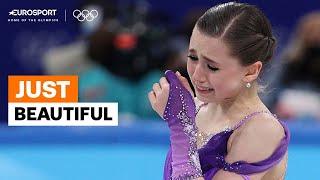 Tearful Kamila Valieva Produces Emotional Performance  2022 Winter Olympics