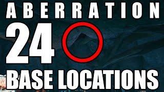 ARK Aberration - 24 base locations... Hidden spots rat holes and more