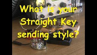 #365 Ham Radio What is your CW straight key sending style?