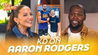 Hes My Favorite QB of All-Time - KD on Aaron Rodgers Relationship Rooting for Jets